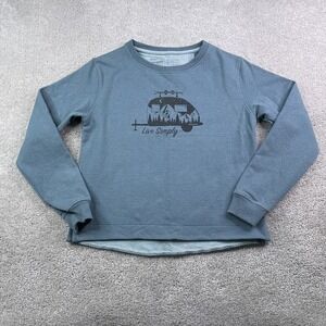 Patagonia Sweatshirt Womens Small Blue Uprisal Crew Camping Camper Live Simply